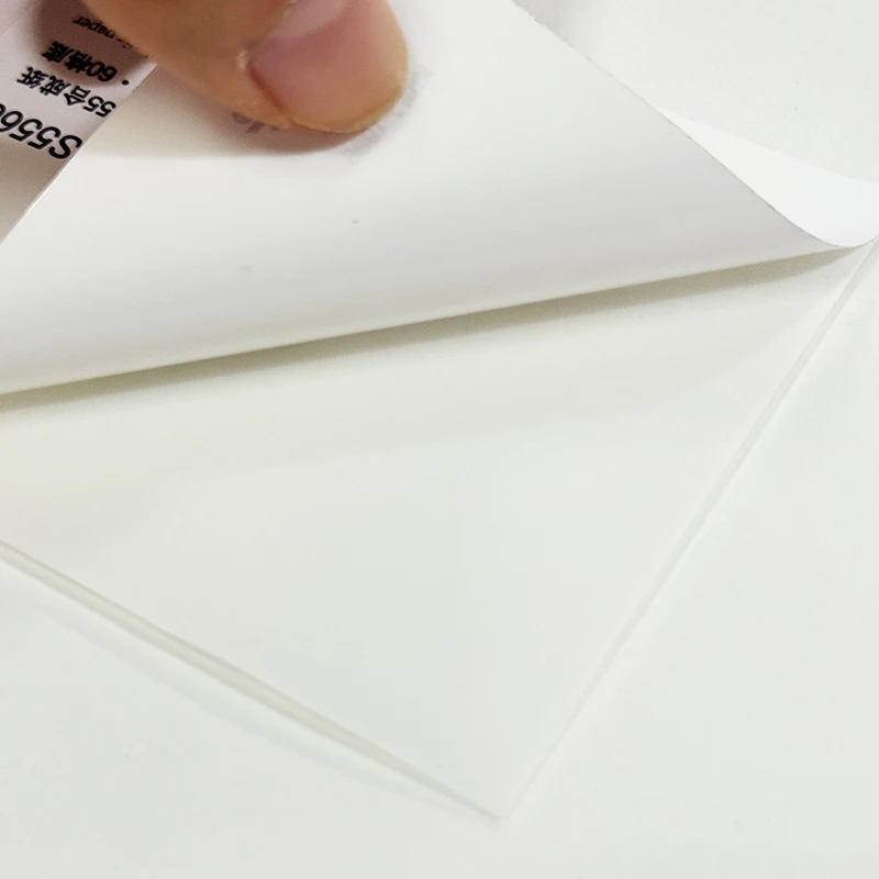 55Mic Synthetic Paper: Durable and versatile for packaging and labeling. 1