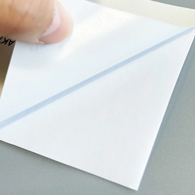 Glossy Coated Paper Adhesive 1