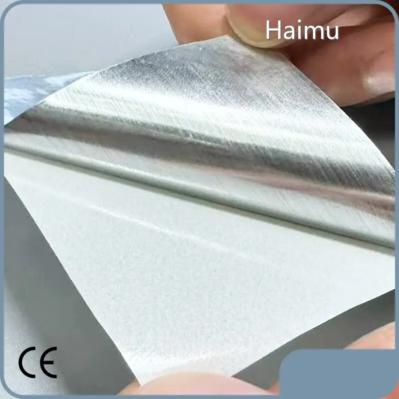 Products Silver Polyester Sticker Company 1