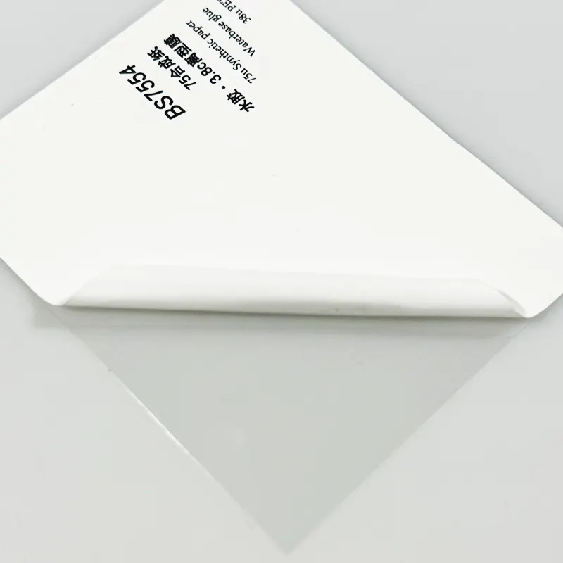 Adhesive PP/PE Film White Synthetic Paper Factory 4
