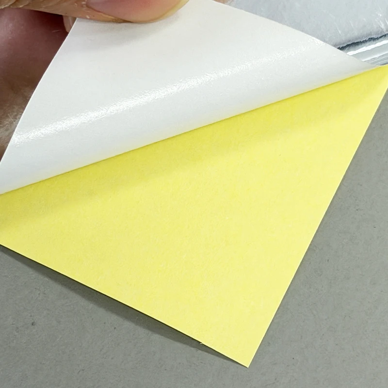 Silver Hologram Paper Adhesive: Brilliant Shine, Strong Adhesion 1