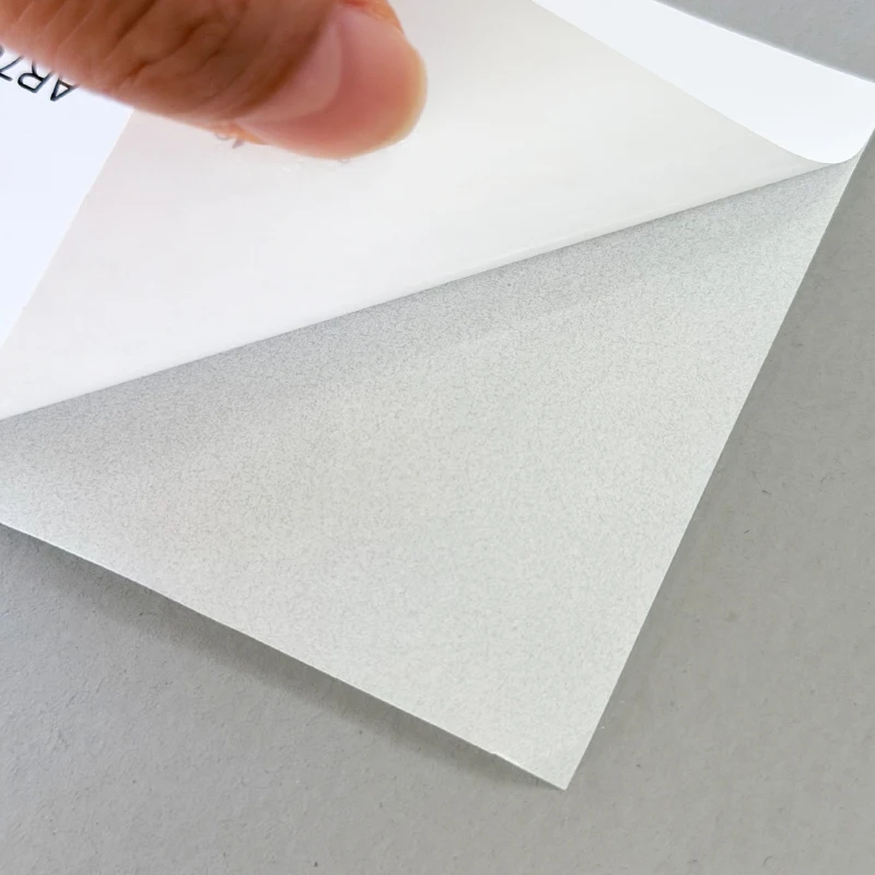 50gsm 글라신 라이너 접착제가 있는 반광택 용지 1